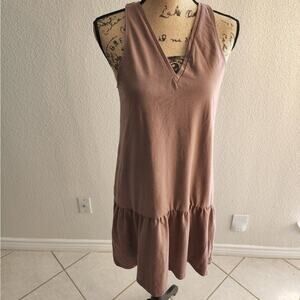 A‎ new Day ruffle peplum dress size small